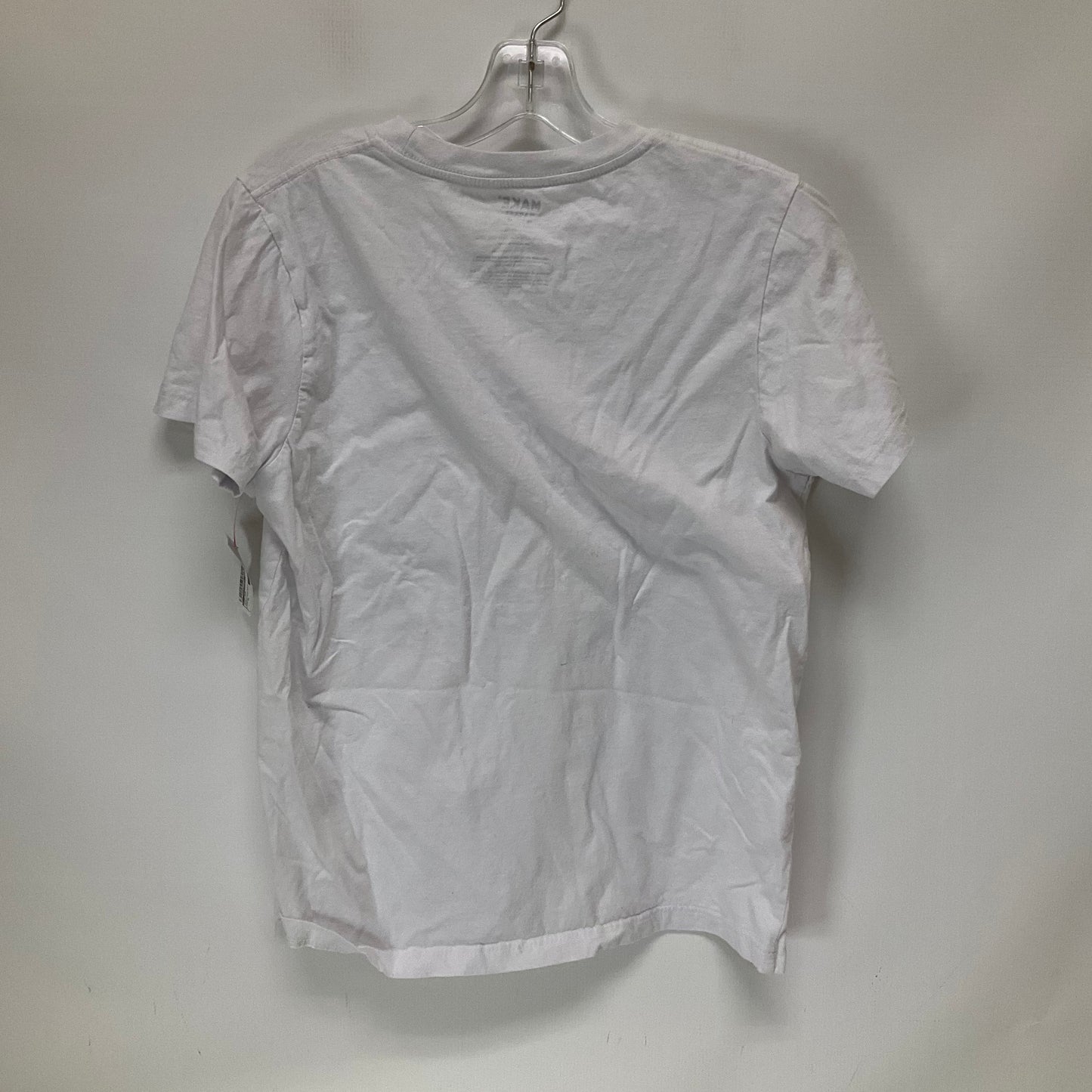 White Top Short Sleeve Clothes Mentor, Size M