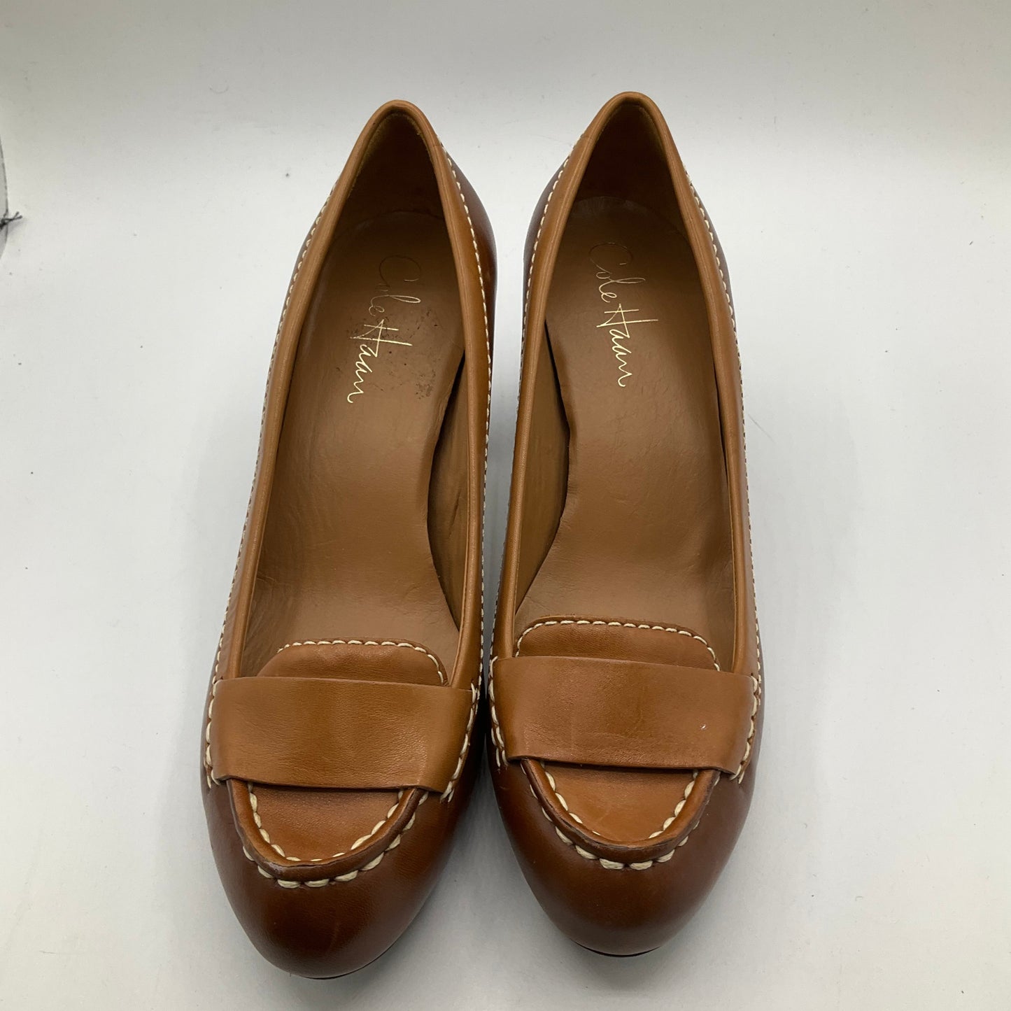 Shoes Heels Platform By Cole-haan In Brown, Size: 7.5