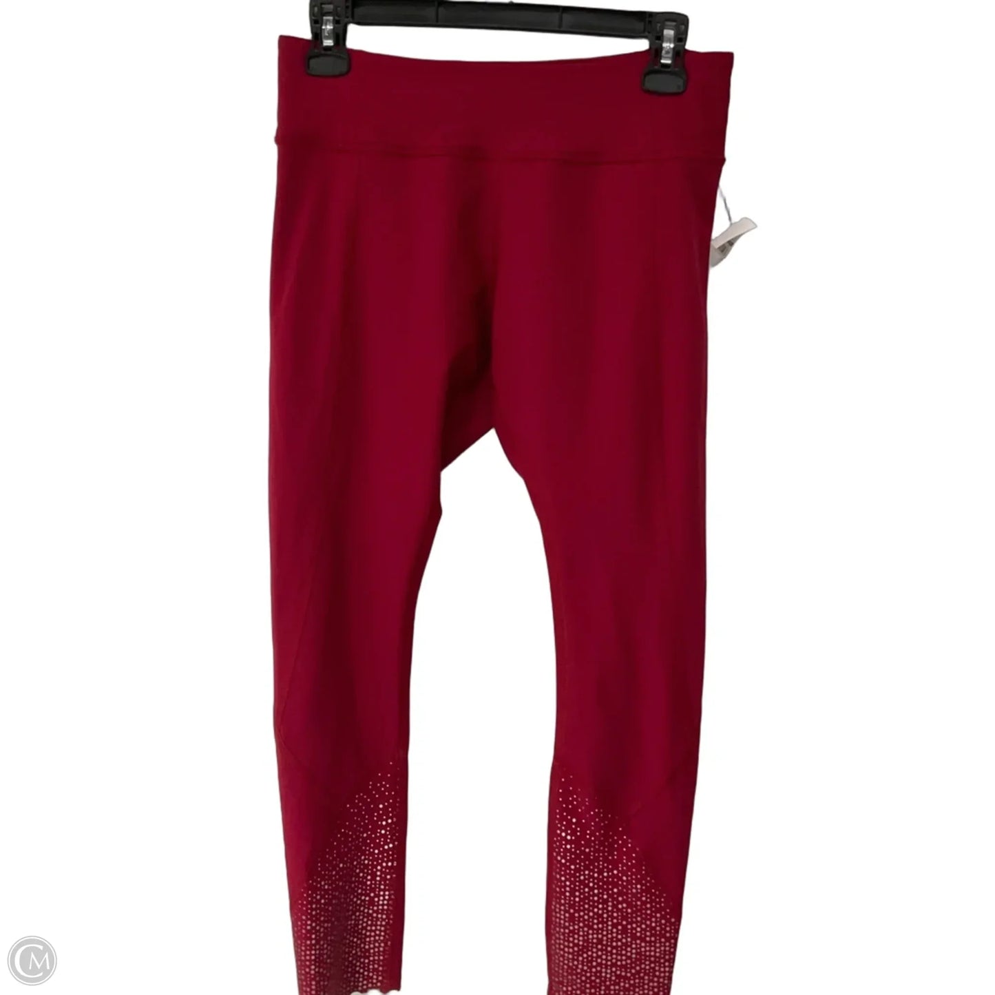 Athletic Leggings By Lululemon In Red, Size: 8