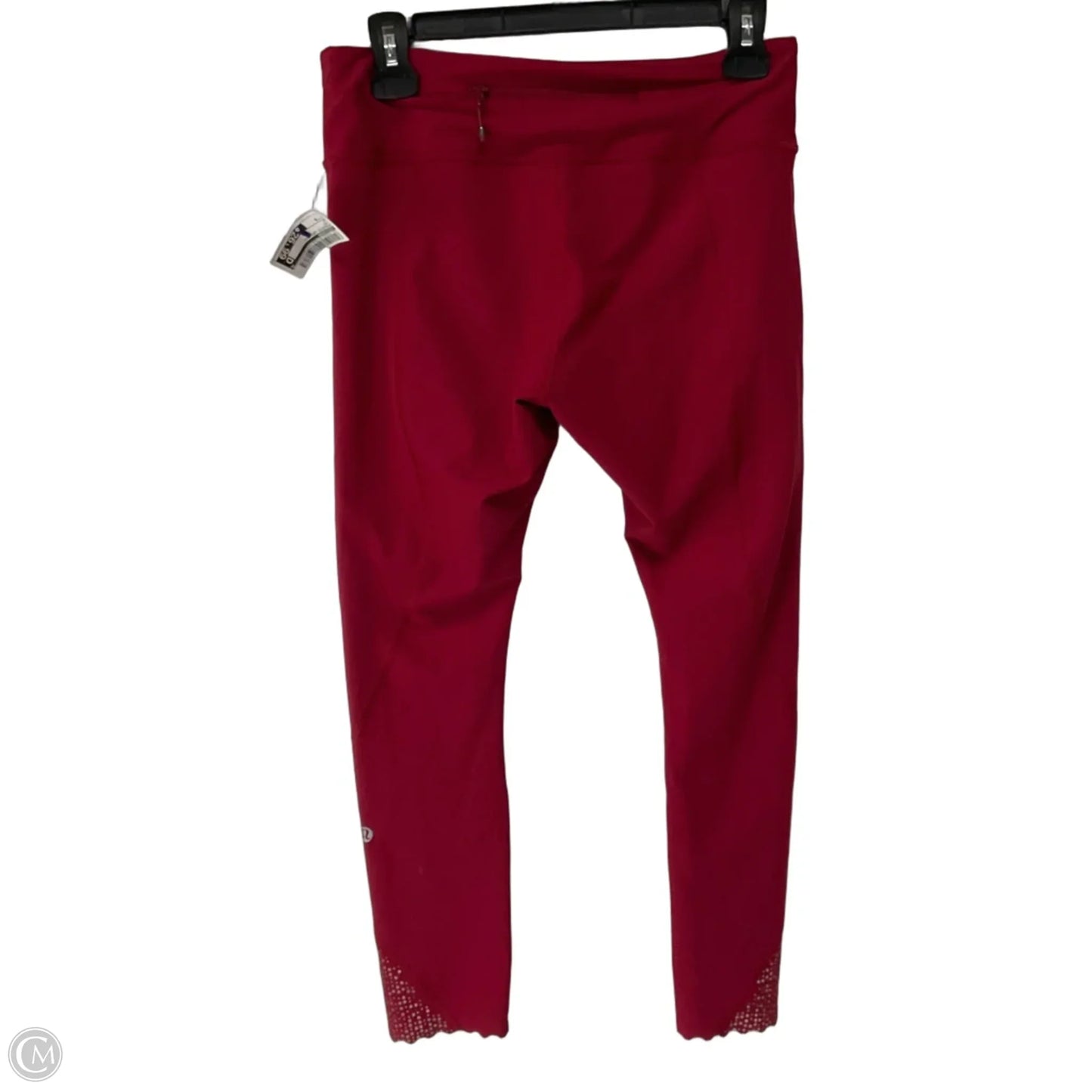 Athletic Leggings By Lululemon In Red, Size: 8