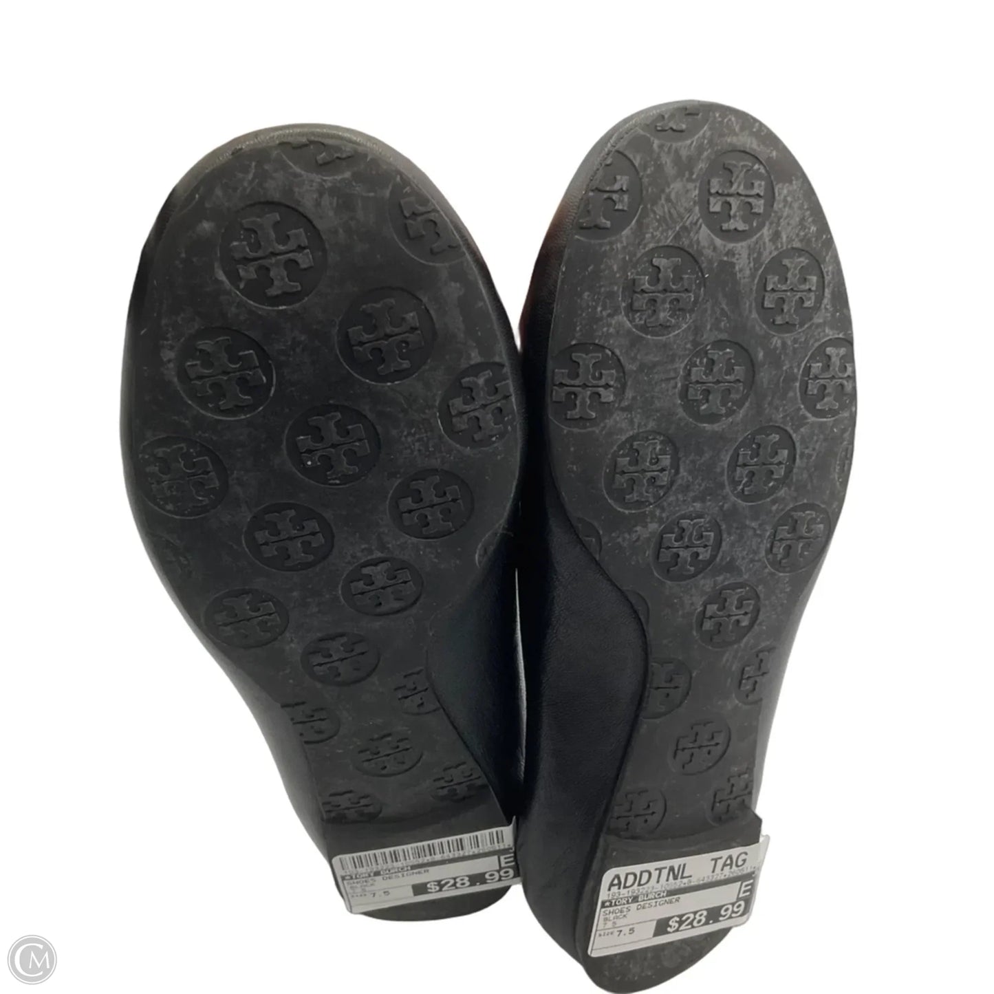 Shoes Designer By Tory Burch In Black, Size: 7.5