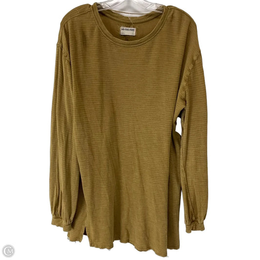Top Long Sleeve By We The Free In Brown, Size: L