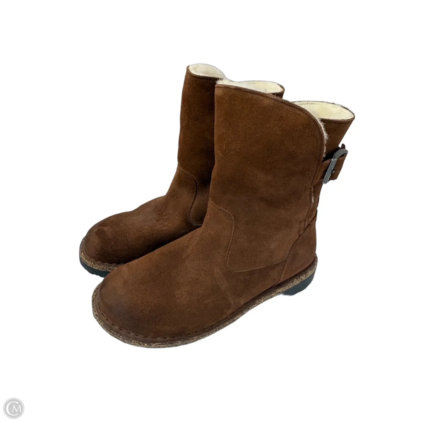 Boots Ankle Flats By Birkenstock In Brown, Size: 5