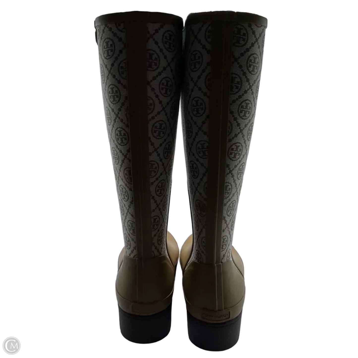 Boots Designer By Tory Burch In Cream & Tan, Size: 9