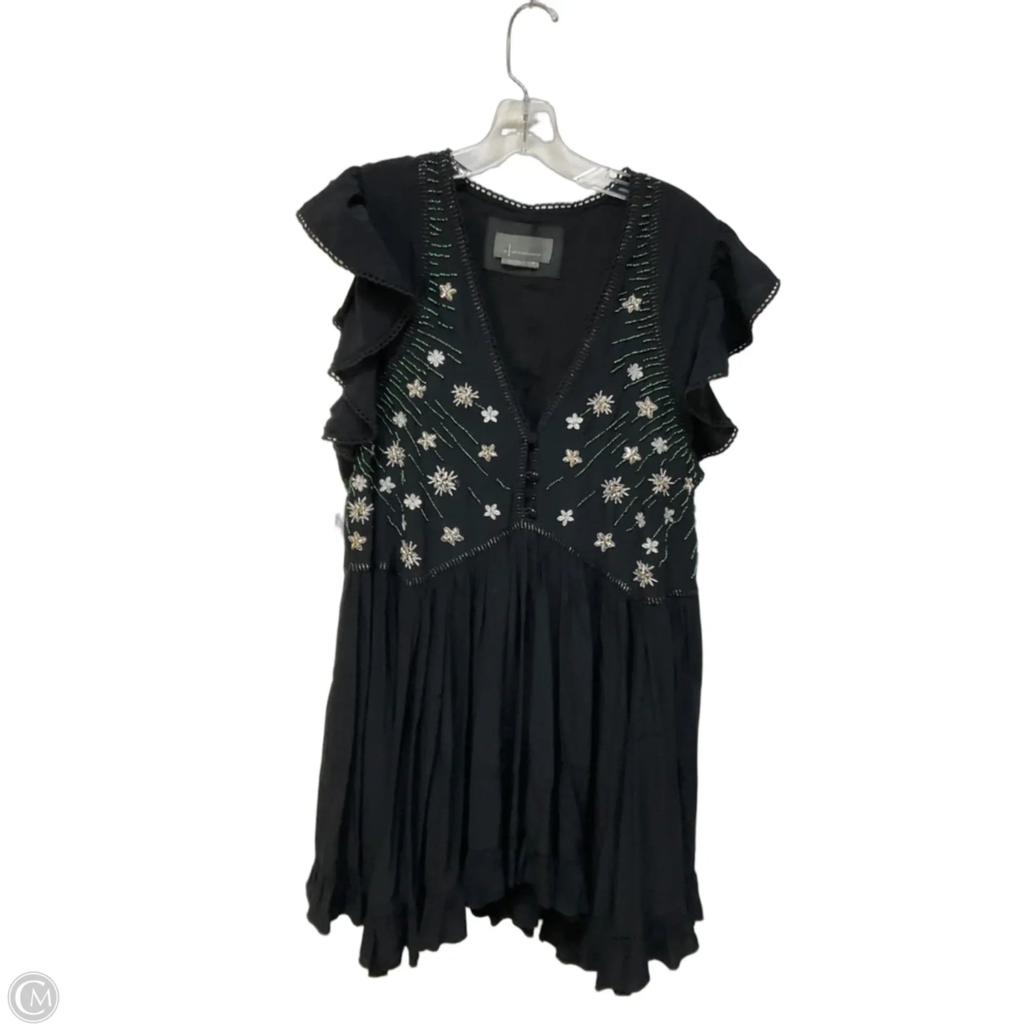 Dress Casual Short By Anthropologie In Black, Size: L