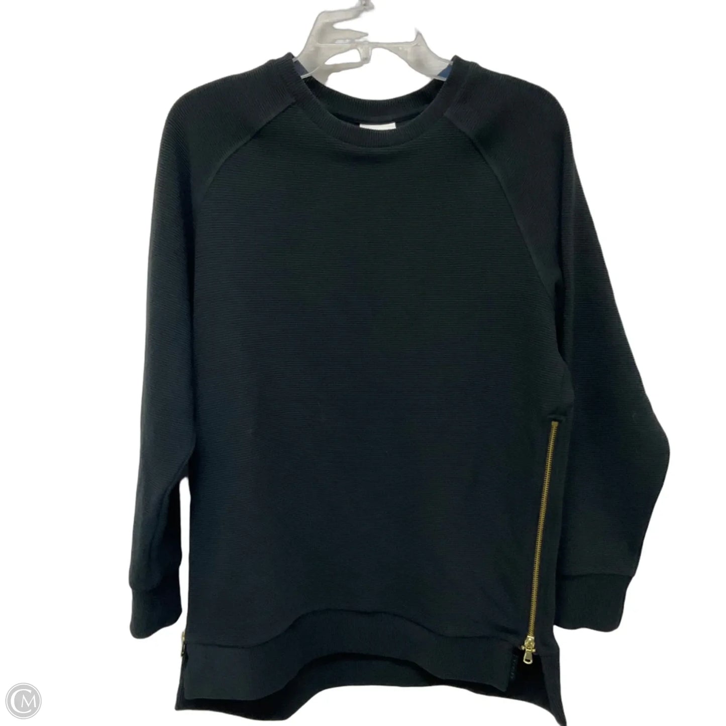 Athletic Sweatshirt Crewneck By Varley In Black, Size: M