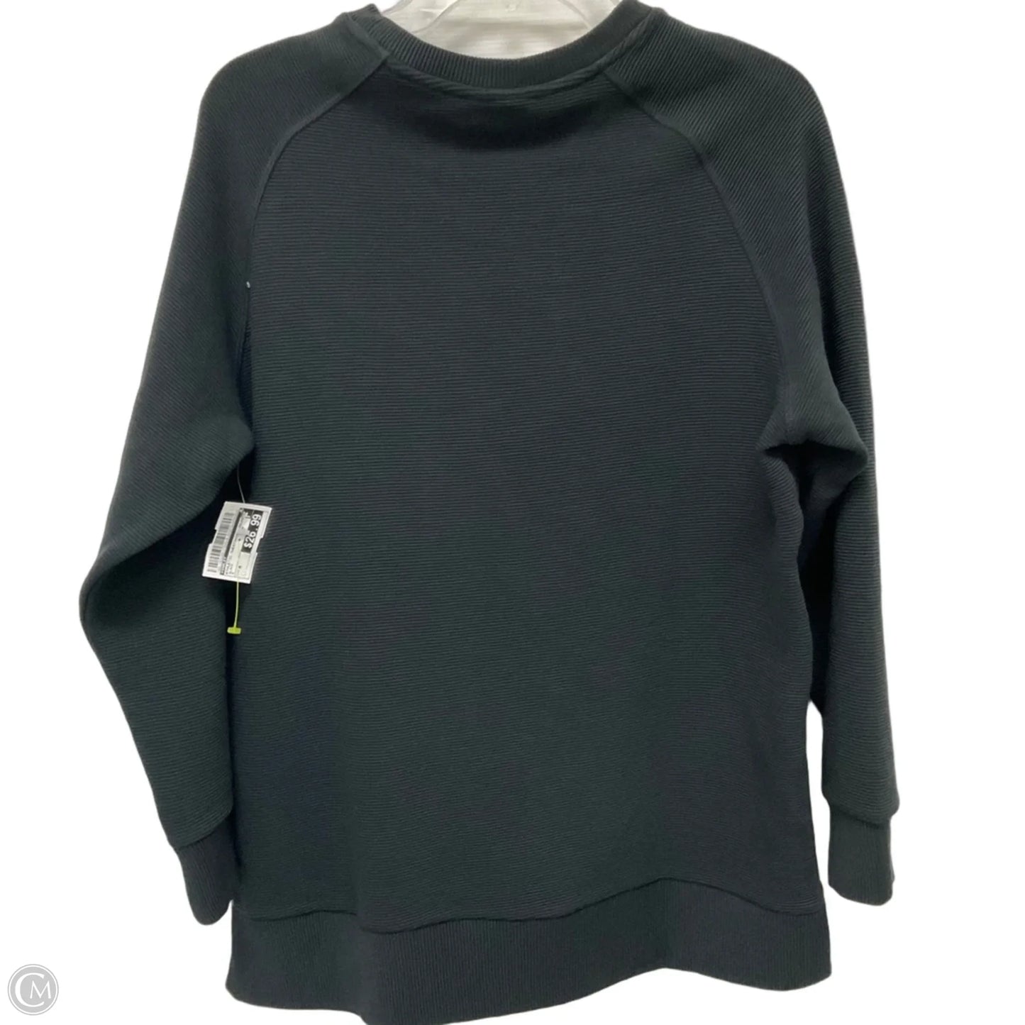 Athletic Sweatshirt Crewneck By Varley In Black, Size: M