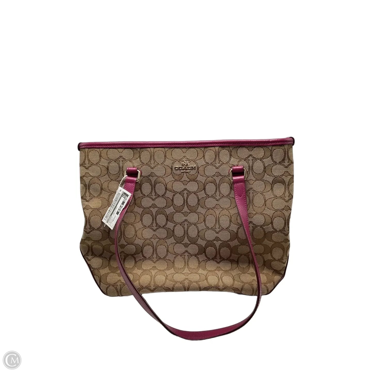 Handbag Designer By Coach, Size: Medium