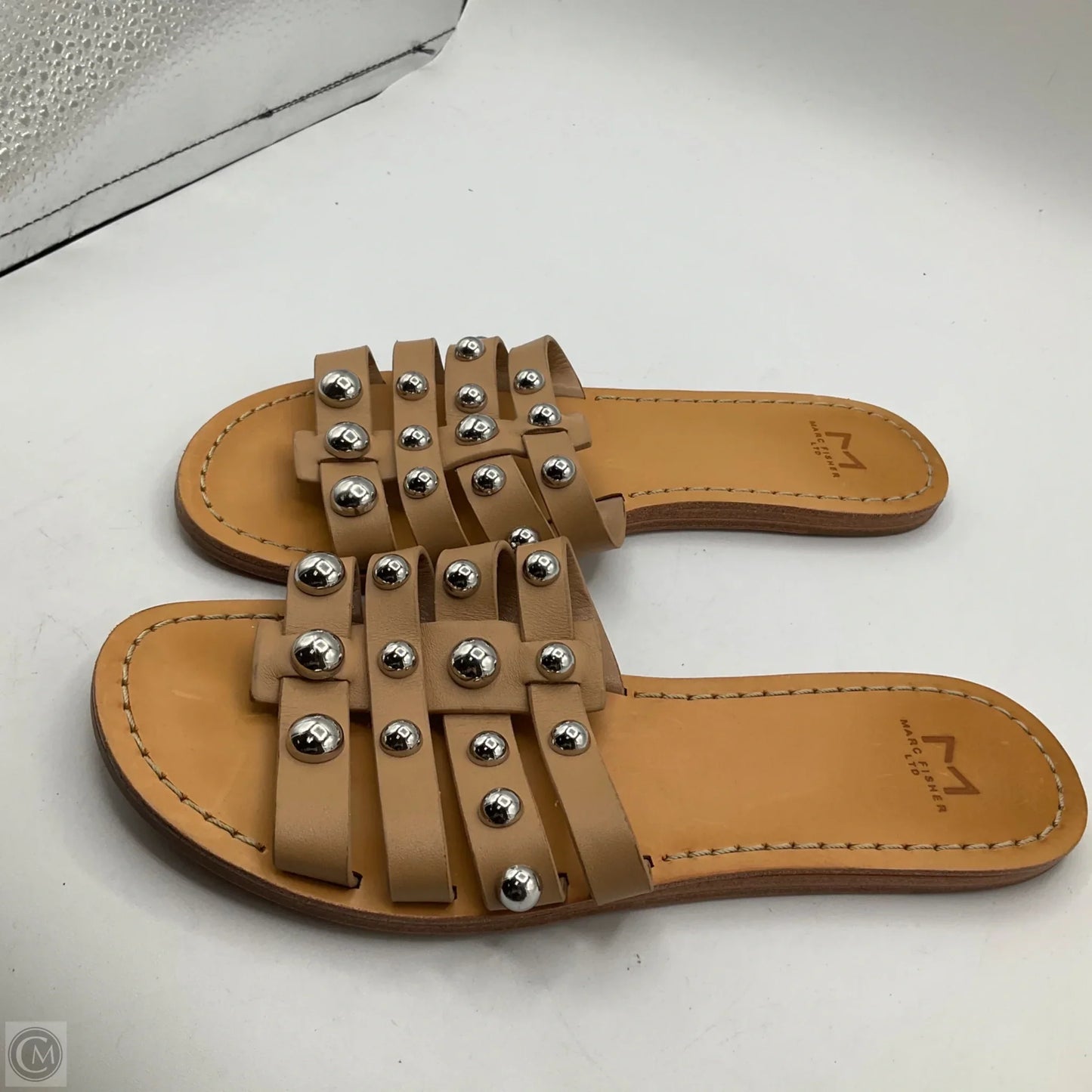 Sandals Flats By Marc Fisher In Tan, Size: 7