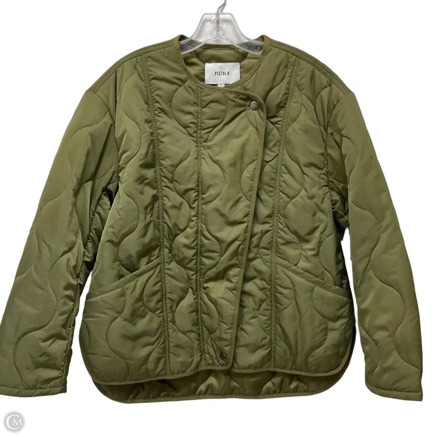 Jacket Puffer & Quilted By Pistola In Green, Size: S