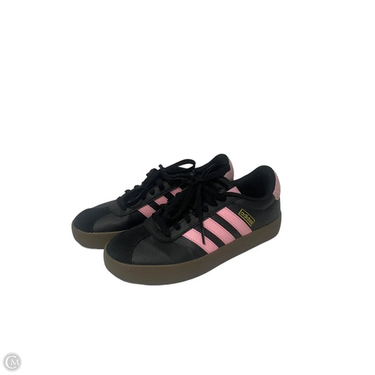 Shoes Athletic By Adidas In Black & Pink, Size: 8