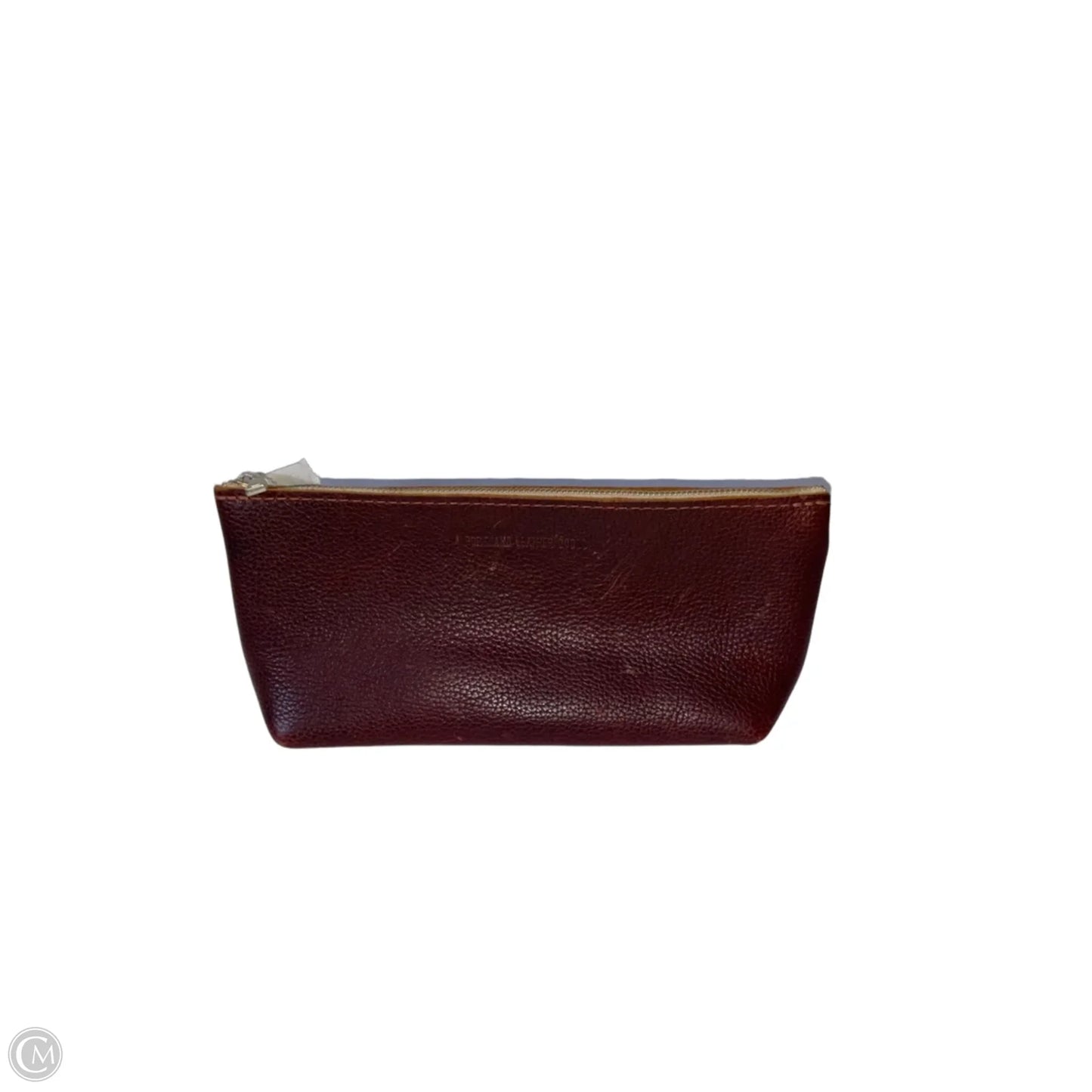 Makeup Bag Leather By Portland Leather, Size: Medium