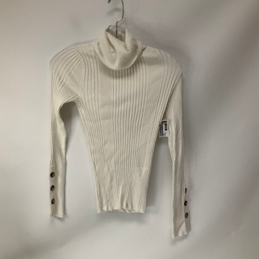 Top Long Sleeve By Anthropologie In Cream, Size: Xs