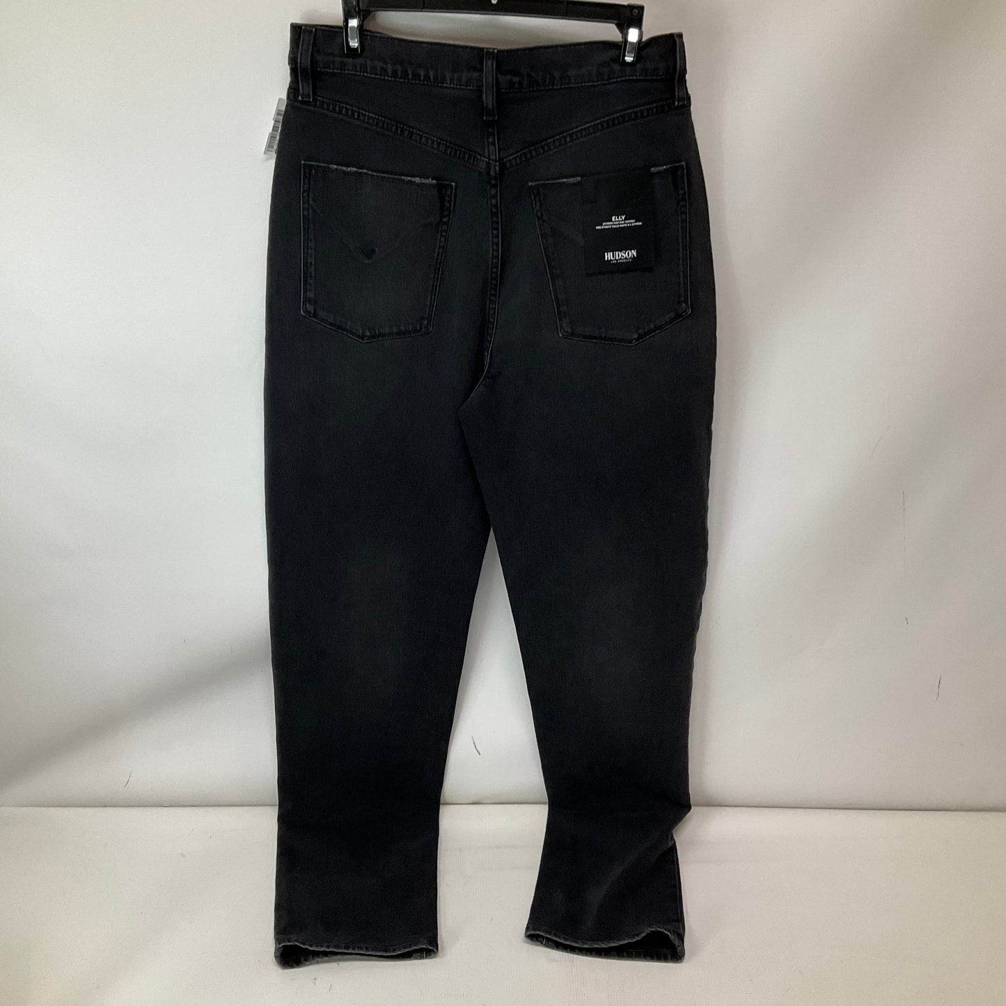 Jeans Straight By Hudson In Black Denim, Size: 8