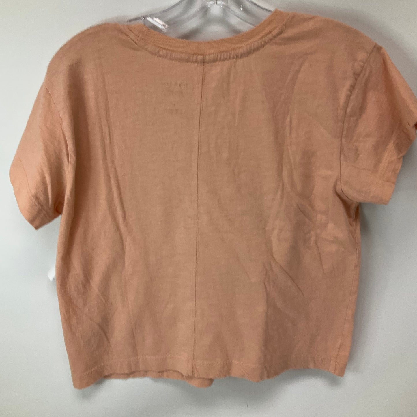 Top Short Sleeve By Pilcro In Peach, Size: M