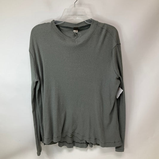 Top Long Sleeve By Free People In Green, Size: L