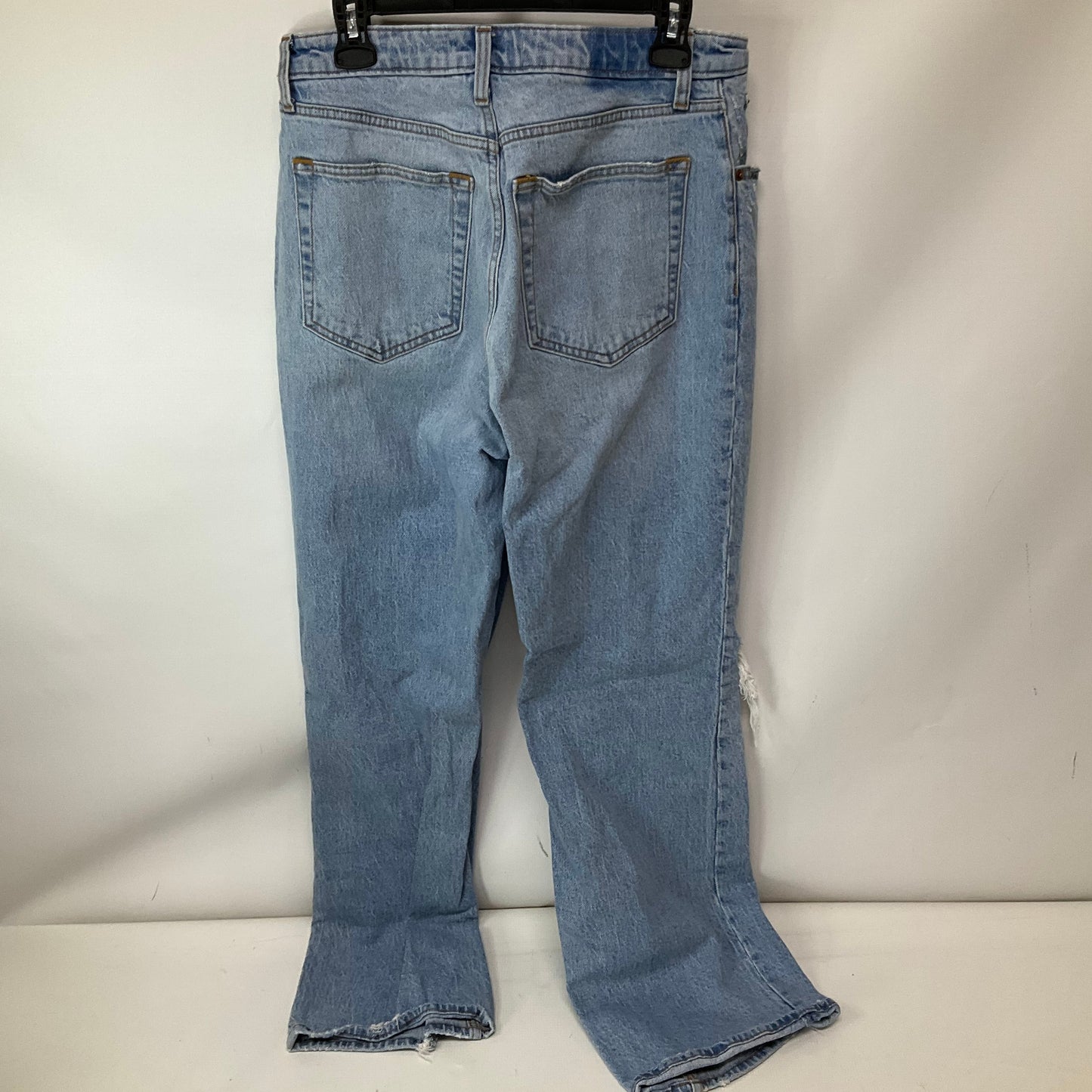 Jeans Straight By Abercrombie And Fitch In Blue Denim, Size: 10