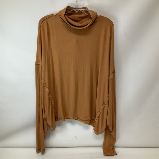 Top Long Sleeve By Free People In Tan, Size: L