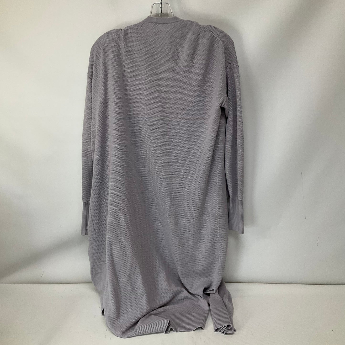 Sweater Cardigan By Lululemon In Purple, Size: 10