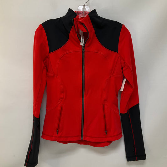 Athletic Jacket By Lululemon In Red, Size: 6