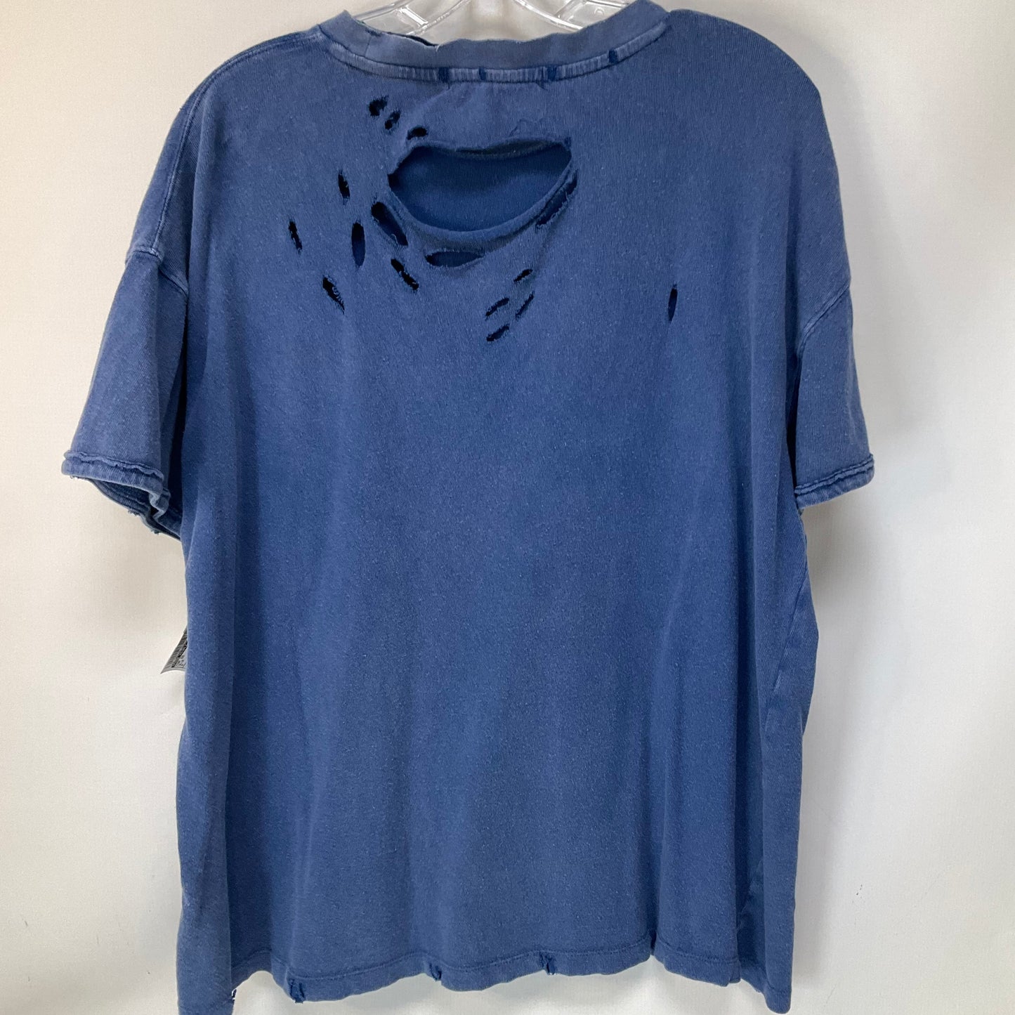 Top Short Sleeve By Free People In Blue, Size: M