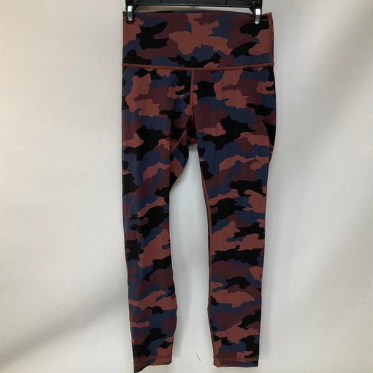 Athletic Leggings By Lululemon In Camouflage Print, Size: 6