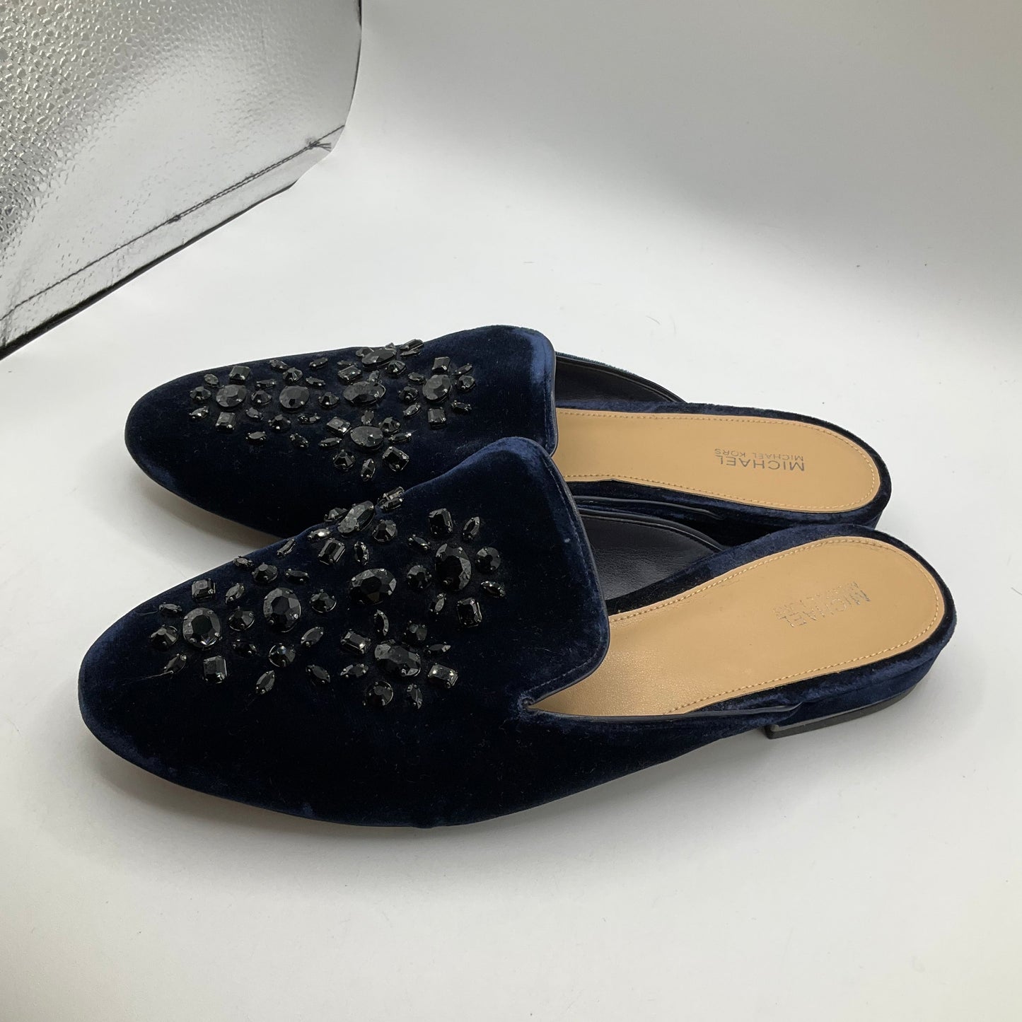 Shoes Flats By Michael Kors In Navy, Size: 10