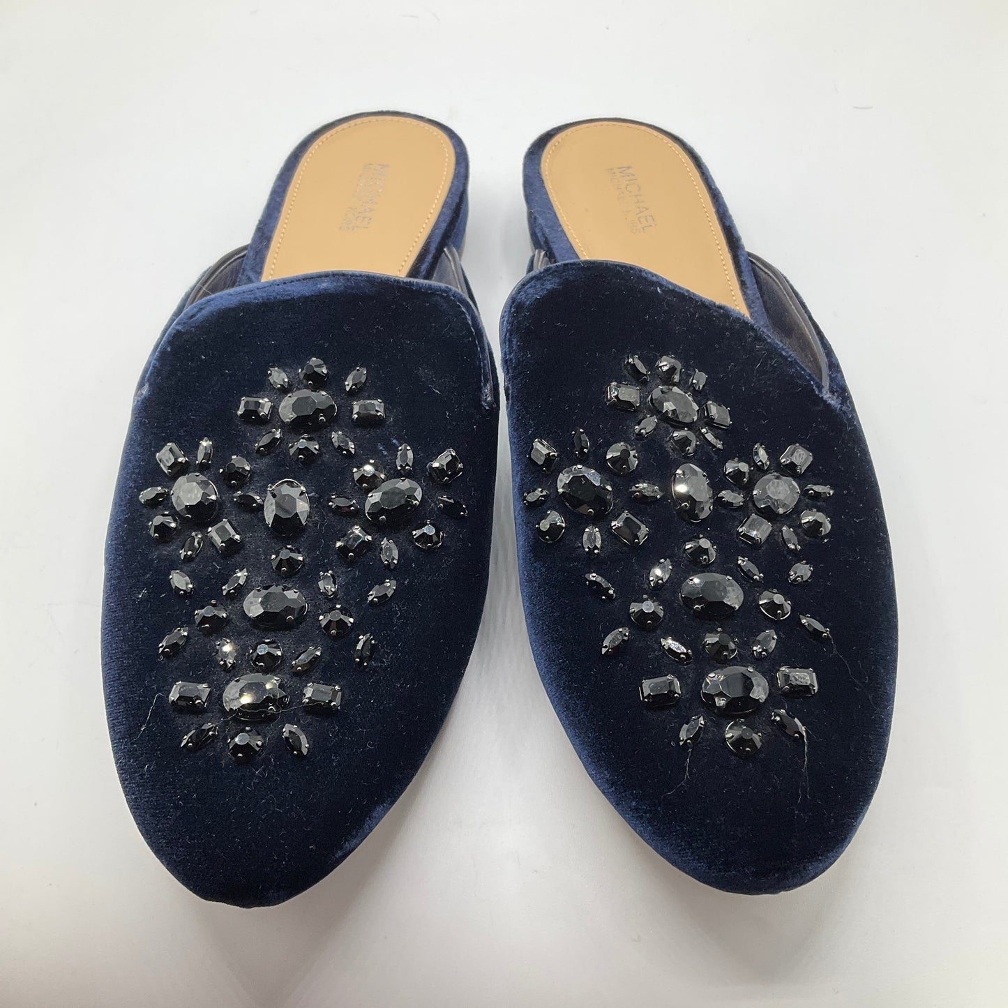 Shoes Flats By Michael Kors In Navy, Size: 10