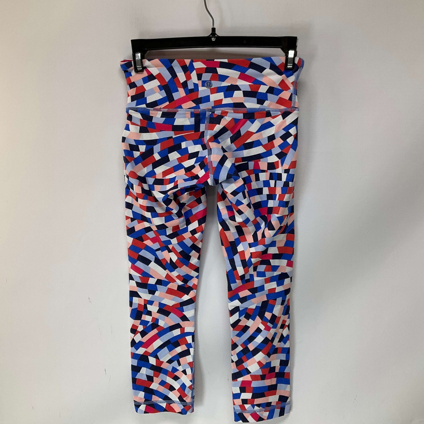 Athletic Capris By Lululemon In Multi-colored, Size: 4