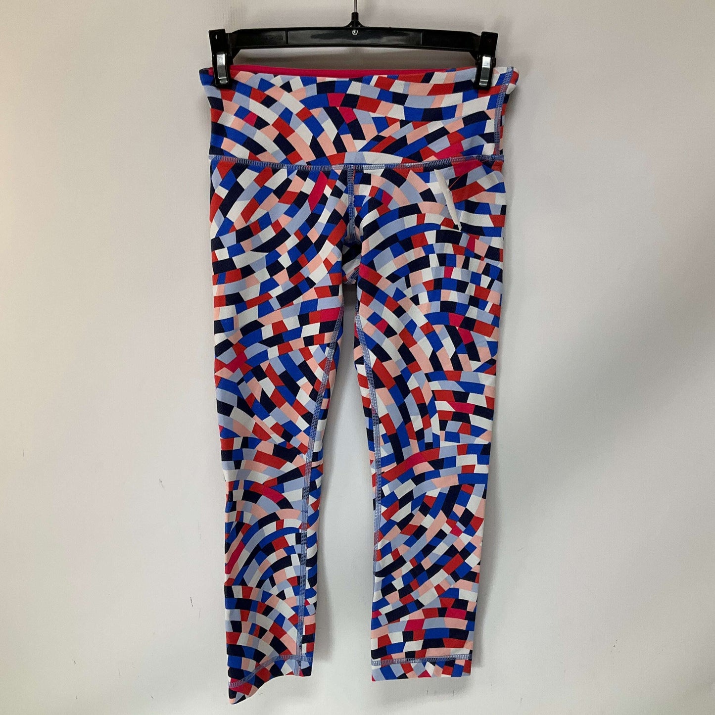 Athletic Capris By Lululemon In Multi-colored, Size: 4