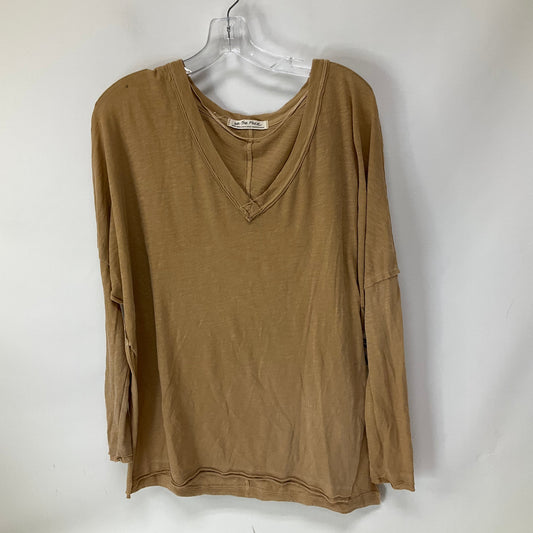 Tan Top Long Sleeve We The Free, Size Xs