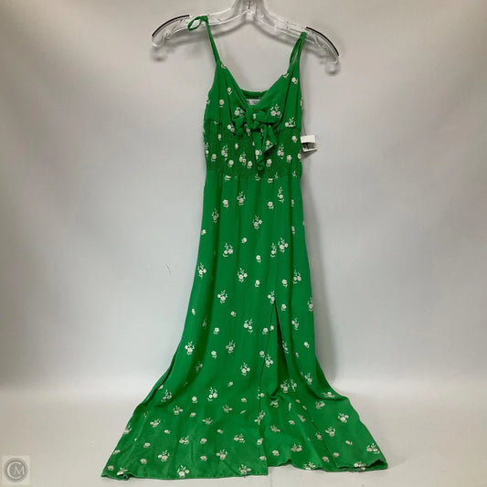 Dress Casual Maxi By Zara In Green, Size: S