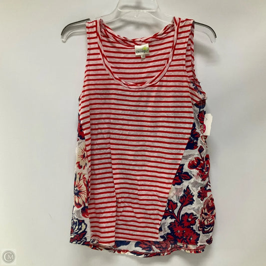 Top Sleeveless By Porridge In Striped Pattern, Size: Xs