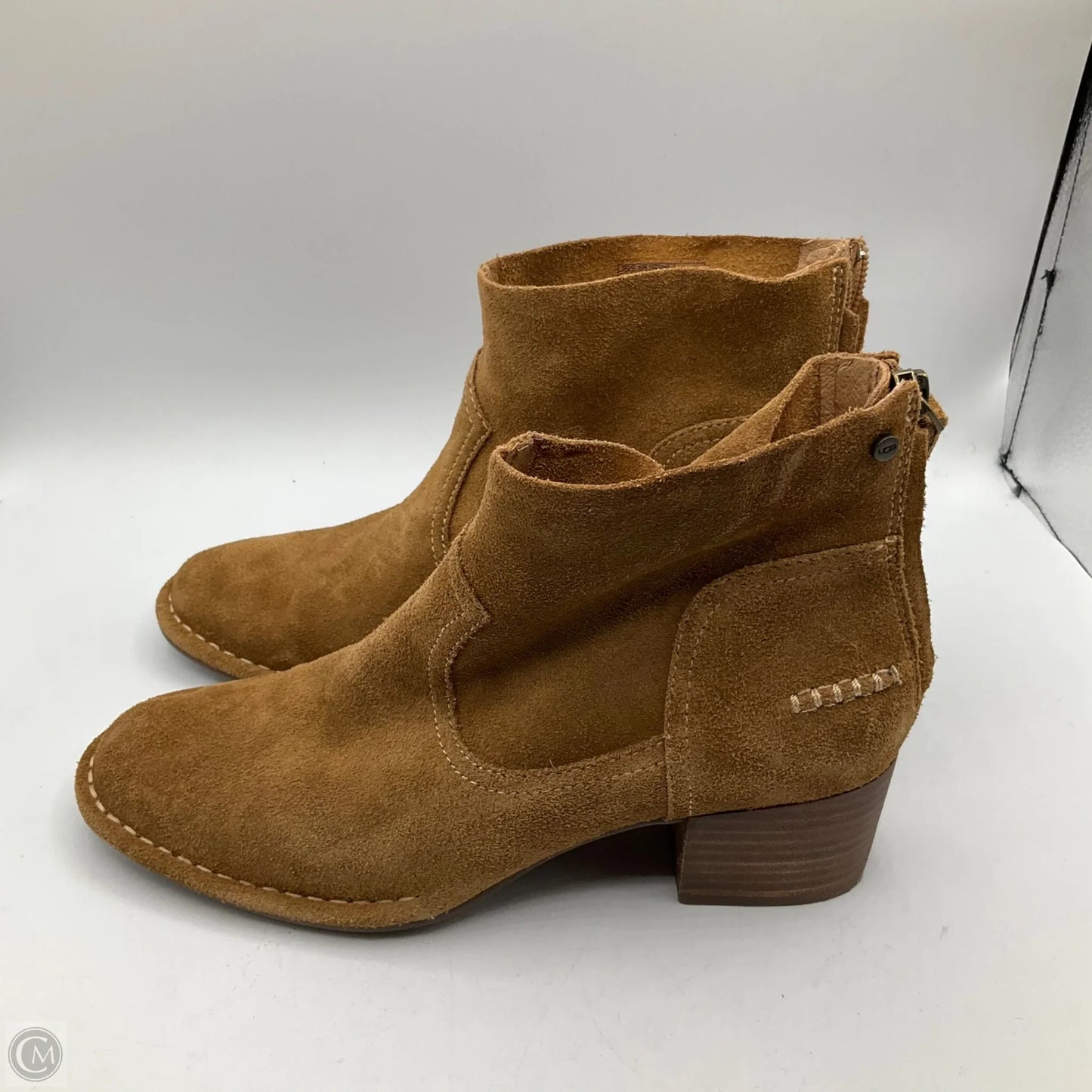 Boots Designer By Ugg In Tan, Size: 7