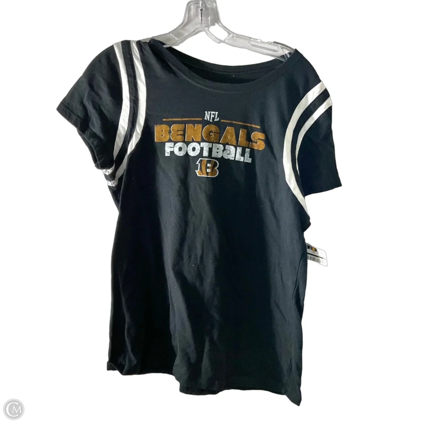 Top Short Sleeve By Nfl In Black, Size: Xl