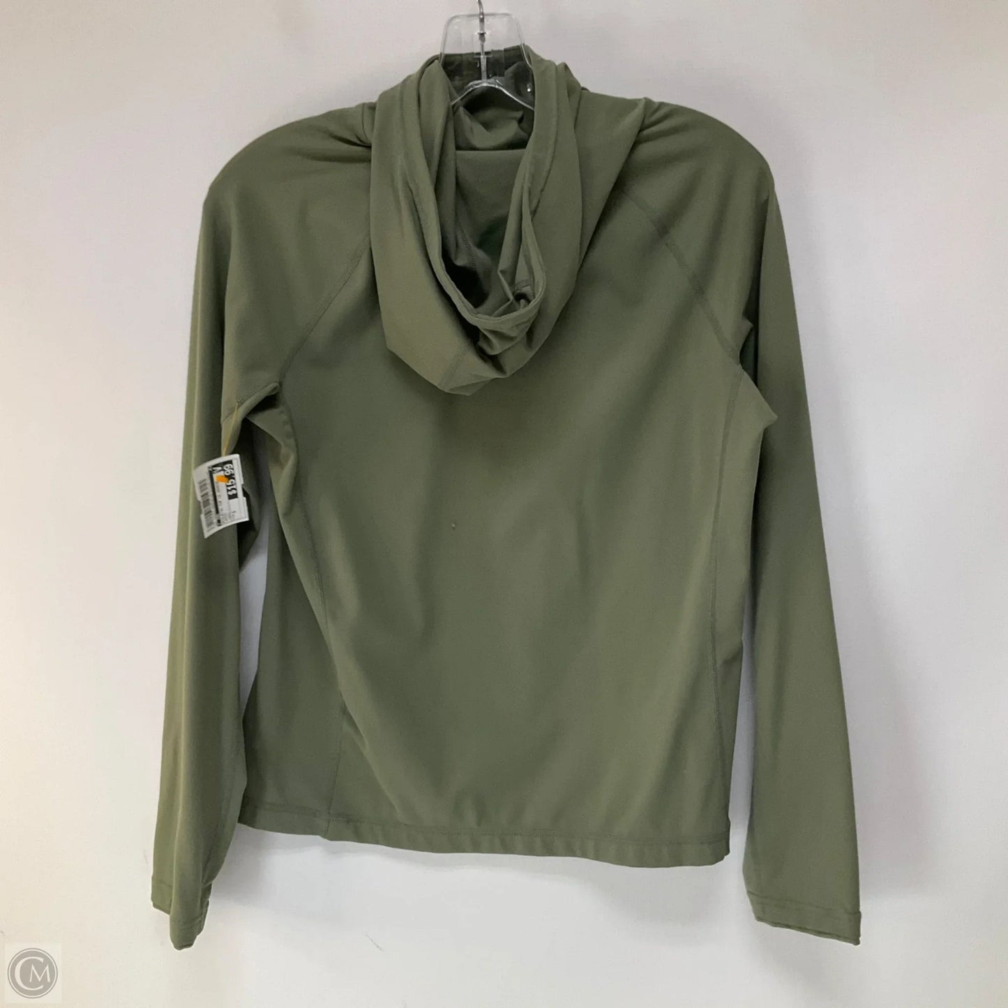 Athletic Top Long Sleeve Hoodie By Cmc In Green, Size: S