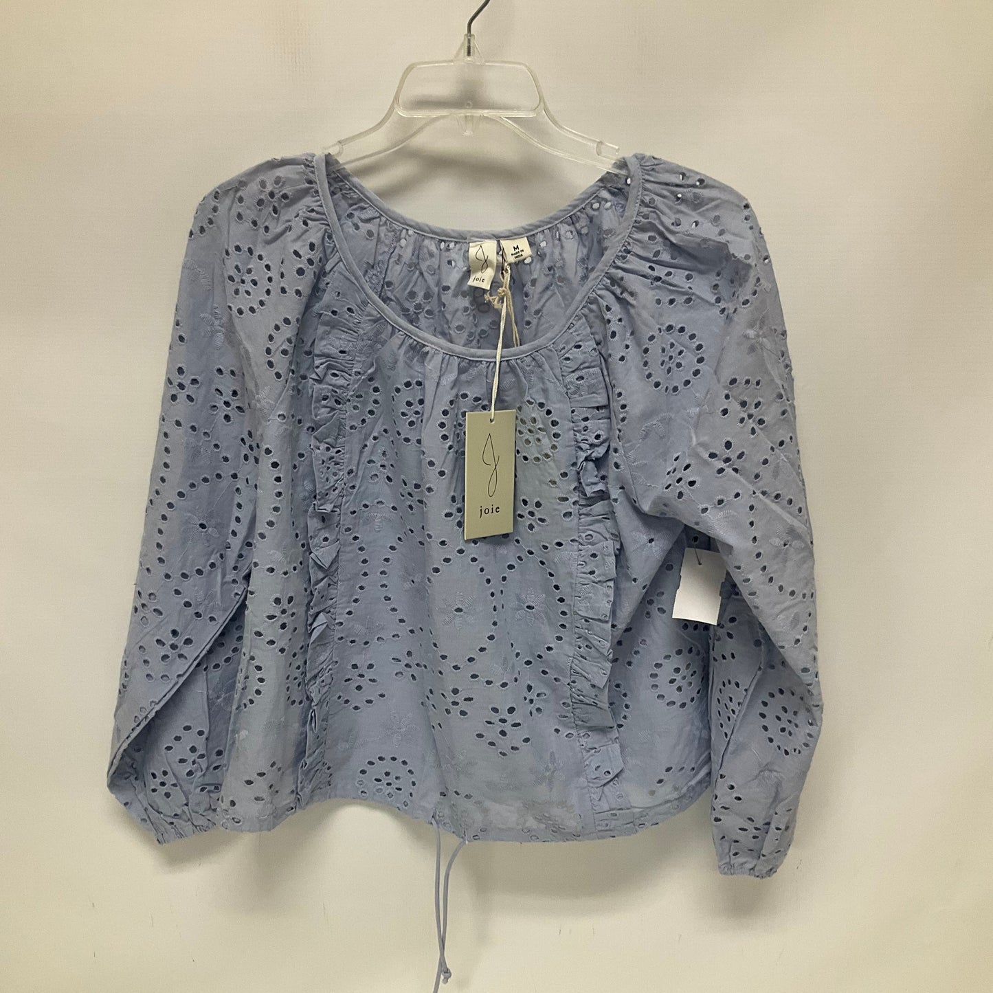 Blue Top Long Sleeve Joie, Size M