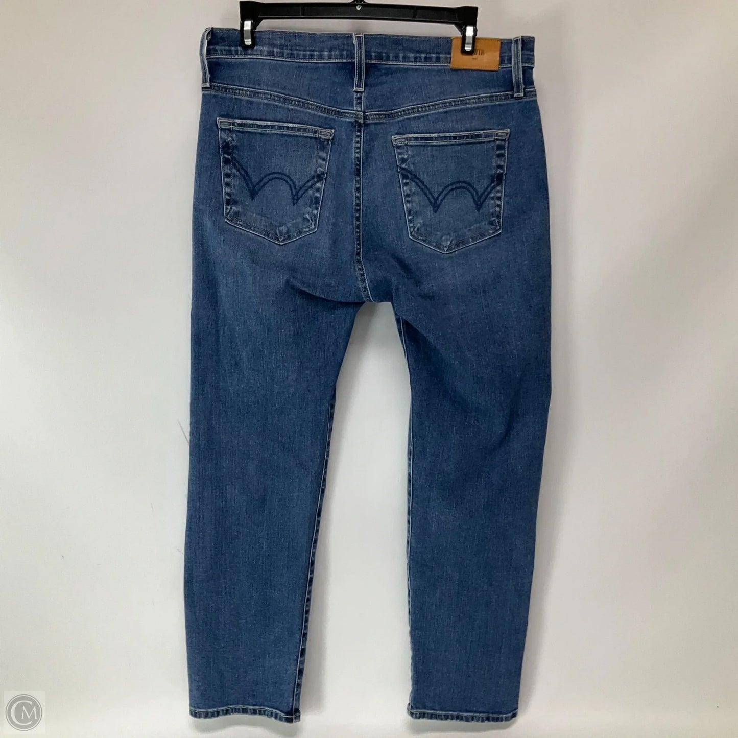 Jeans Straight By Edwin In Blue Denim, Size: 8