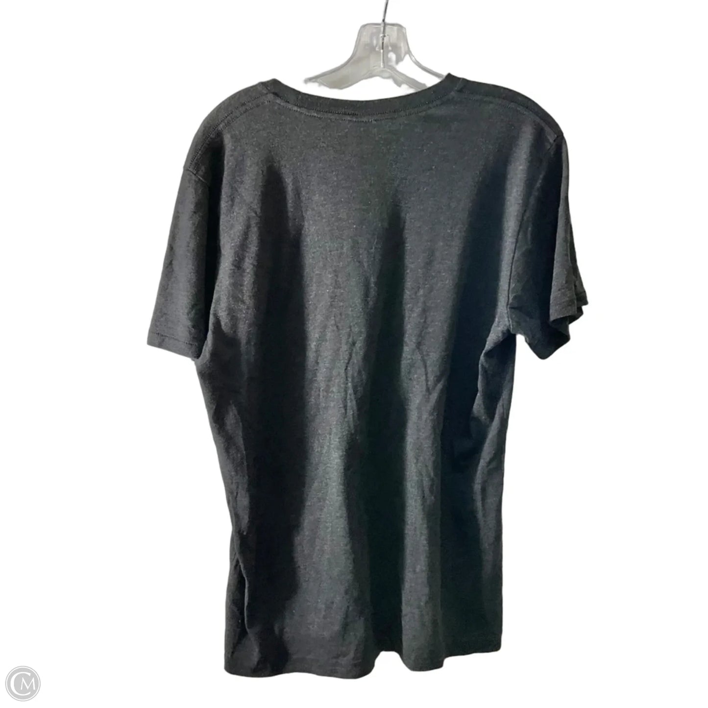 Top Short Sleeve By Homage In Black & Orange, Size: M