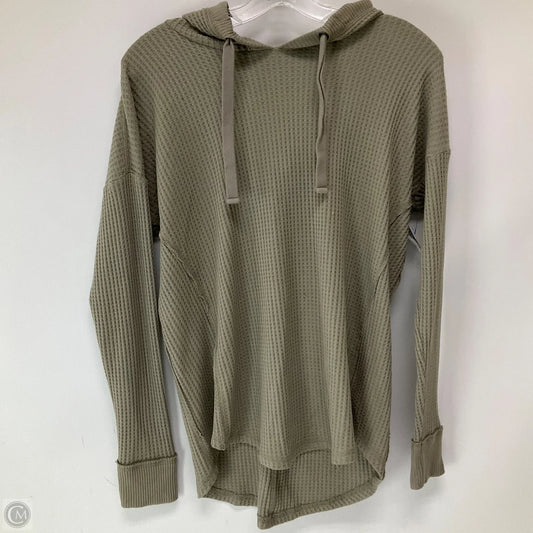 Top Long Sleeve By Abercrombie And Fitch In Taupe, Size: M