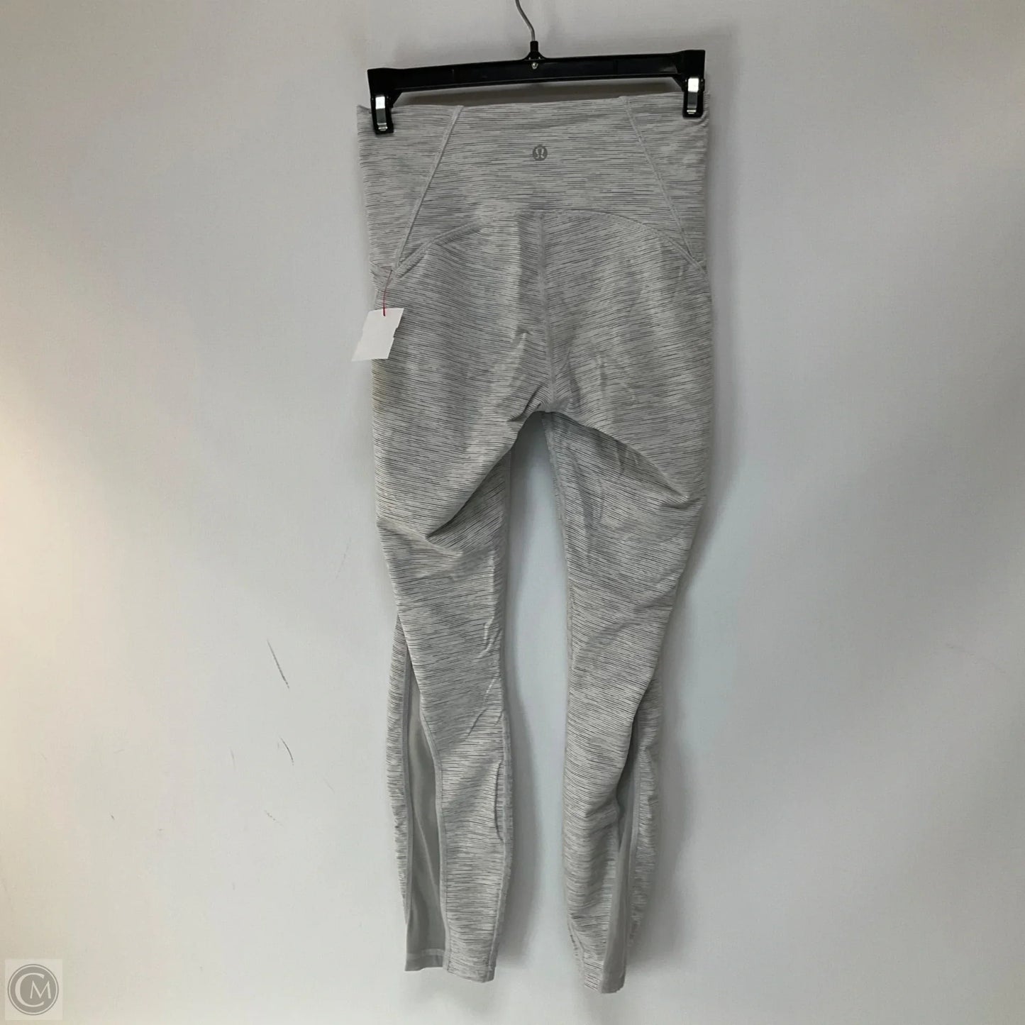 Athletic Leggings By Lululemon In Striped Pattern, Size: 4