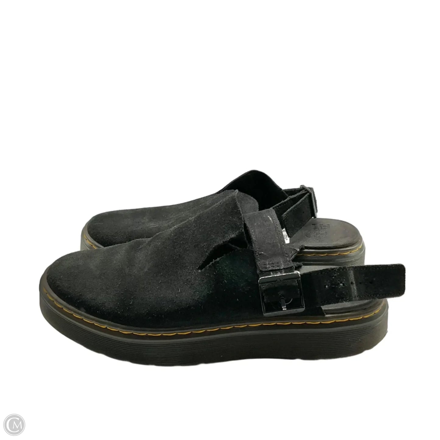 Shoes Flats By Dr Martens In Black, Size: 10