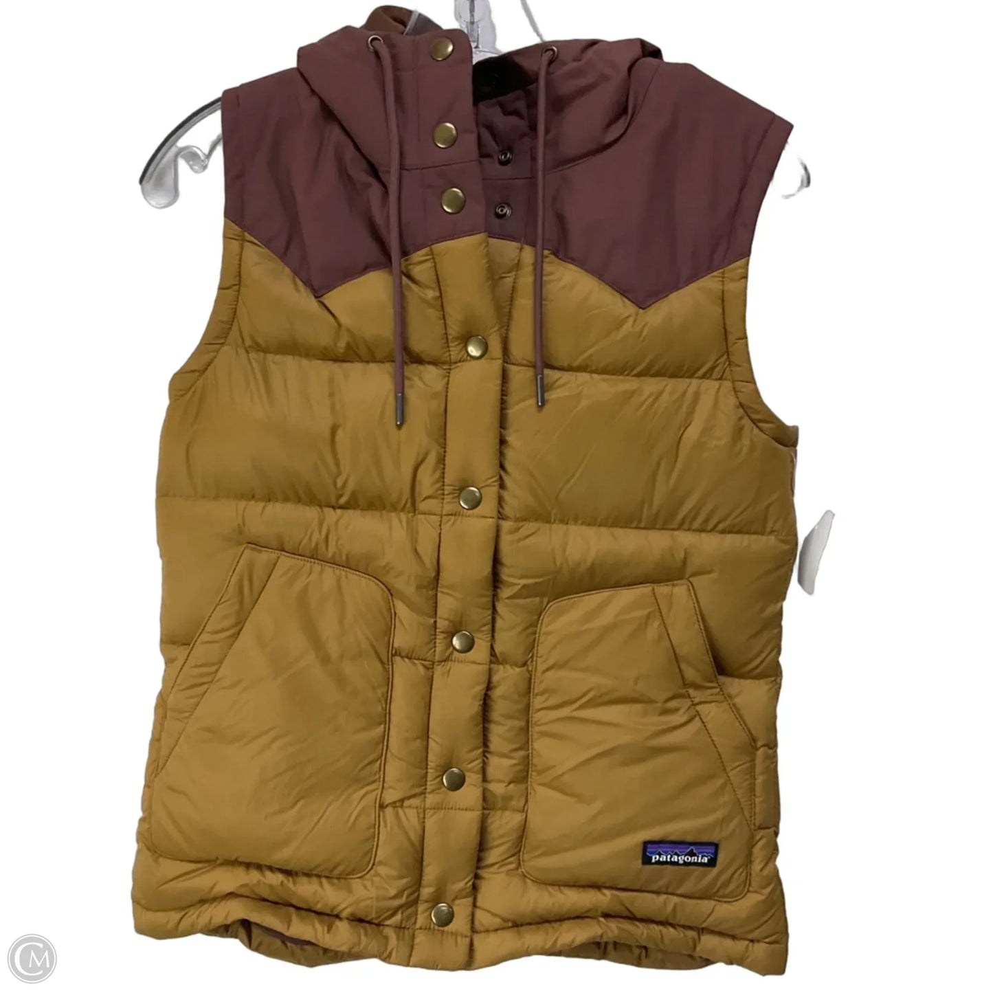Vest Other By Patagonia In Tan, Size: Xs