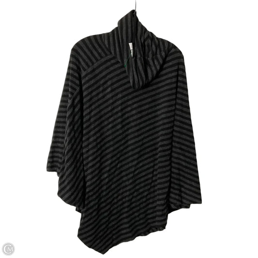 Poncho By Soft Surroundings In Striped Pattern, Size: Osfm