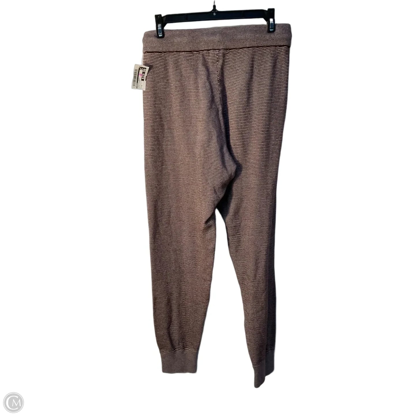 Athletic Pants By Varley In Brown & Cream, Size: M