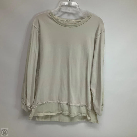 Top Long Sleeve By We The Free In Cream, Size: Xs