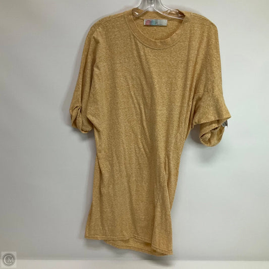 Dress Casual Short By Free People In Yellow, Size: Xs