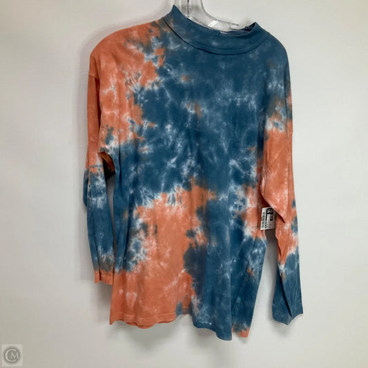 Top Long Sleeve By We The Free In Tie Dye Print, Size: Xs