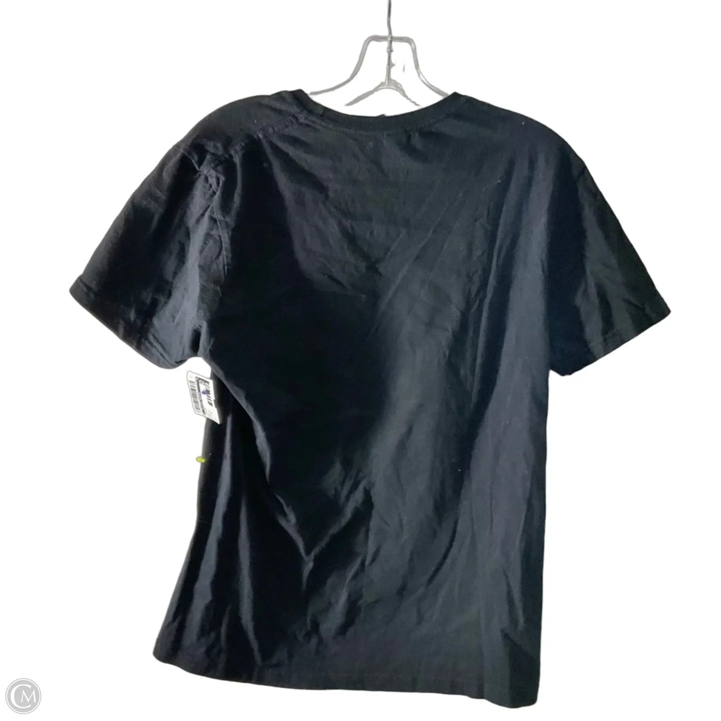 Top Short Sleeve By Clothes Mentor In Black, Size: M