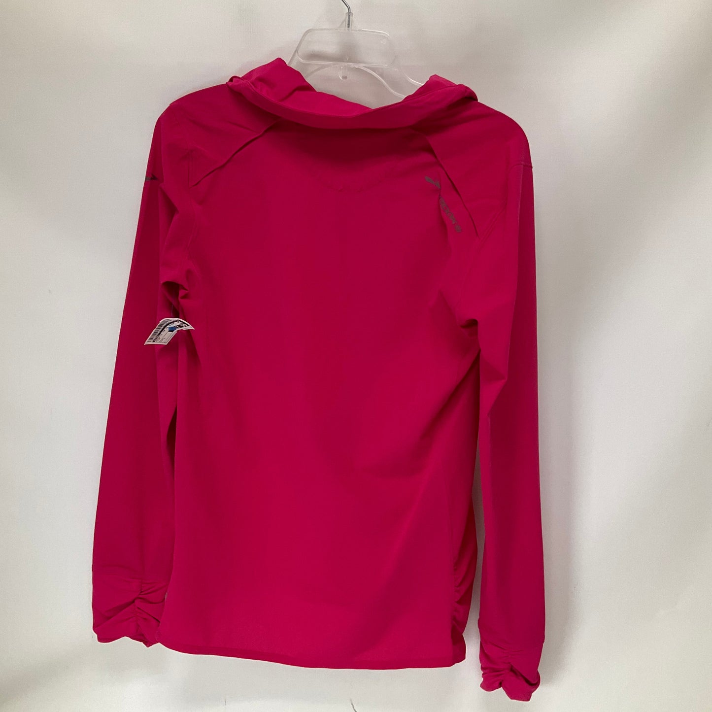 Athletic Top Long Sleeve Collar By Brooks In Pink, Size: L